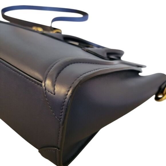 Celine Lugage Nano Blue Lather Handbag Crossbody - Picture 12 of 16